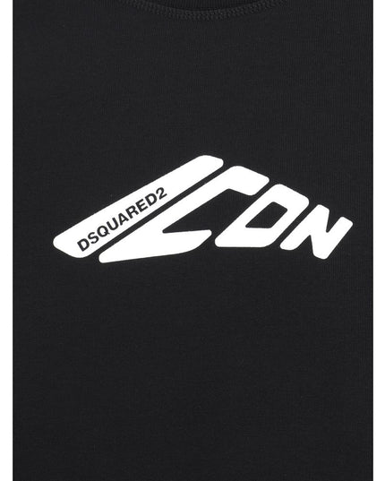 Dsquared² Black Cotton Sweatshirt