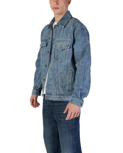 Hugo Boss Light Blue Cotton Denim Jacket