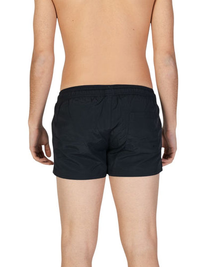 Hamaki-Ho Black Polyester Swim Shorts