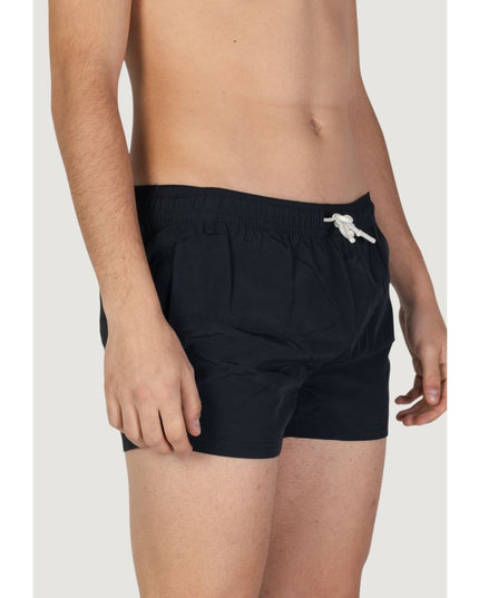 Hamaki-Ho Black Polyester Swim Shorts