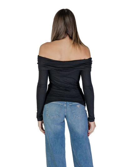 Jacqueline De Yong Black Viscose Shirt