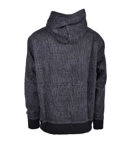Diesel Gray Cotton Hoodie