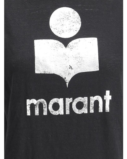 Marant Etoile Black Linen T-Shirt