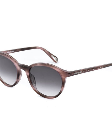 Zadig & Voltaire Brown Acetate Sunglasses