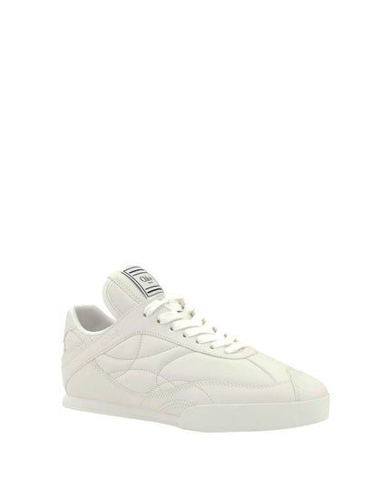 Chloé White Calf Leather Bos Taurus Low Top Sneakers