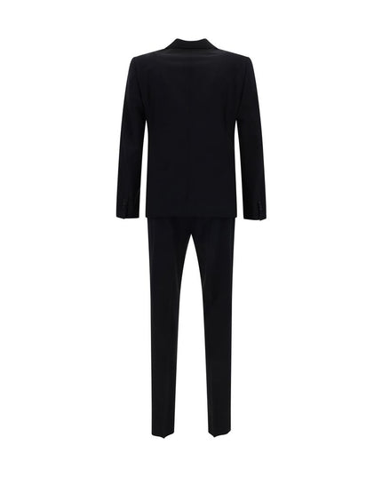Dsquared² Blue Fleece Wool Two-Piece Suit