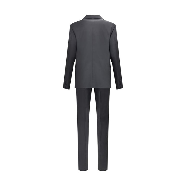 Dsquared² Black Fleece Wool Two-Piece Suit