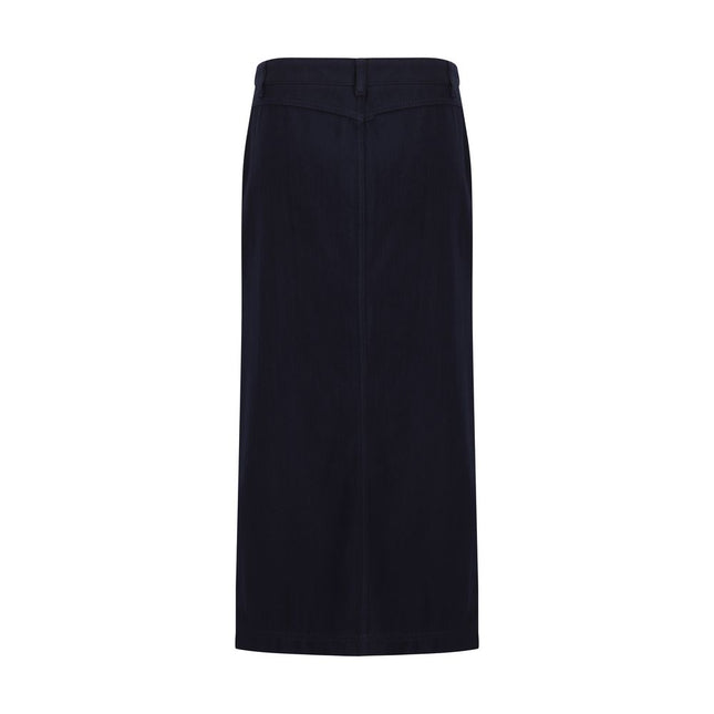 Giorgio Armani Blue Cotton Skirt