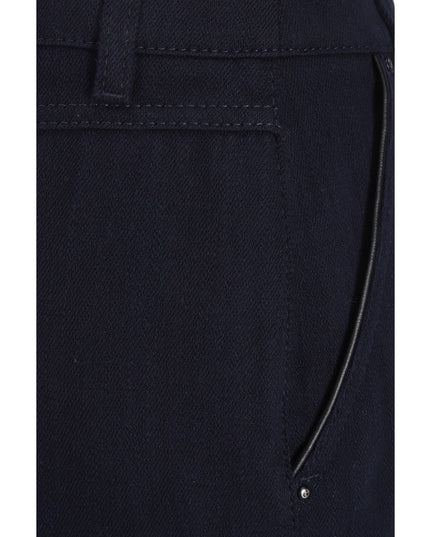 Giorgio Armani Blue Cotton Skirt