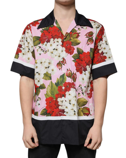 Dolce & Gabbana Multicolor Floral Button Down Casual Shirt