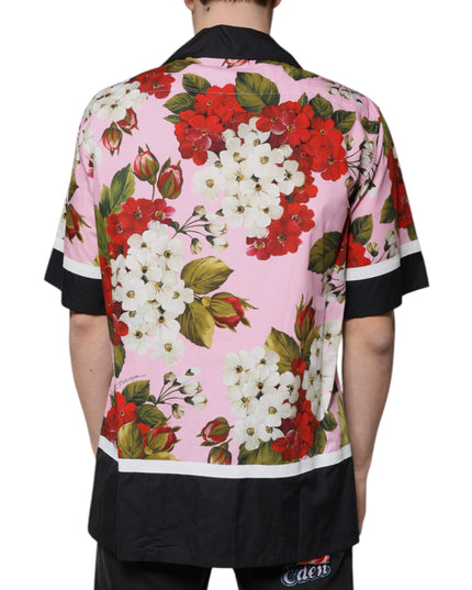 Dolce & Gabbana Multicolor Floral Button Down Casual Shirt