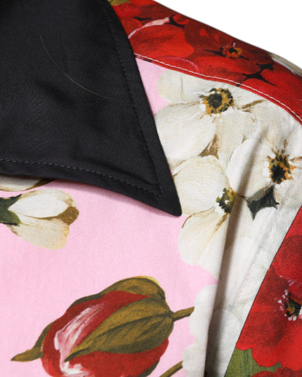 Dolce & Gabbana Multicolor Floral Button Down Casual Shirt