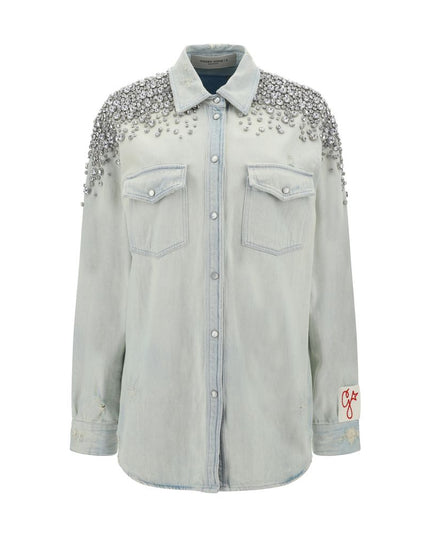 Golden Goose Blue Denim Shirt
