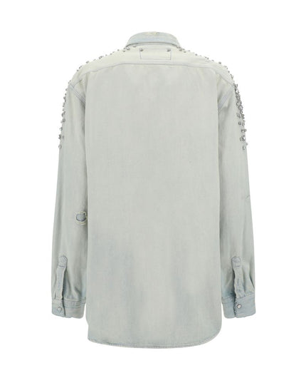 Golden Goose Blue Denim Shirt