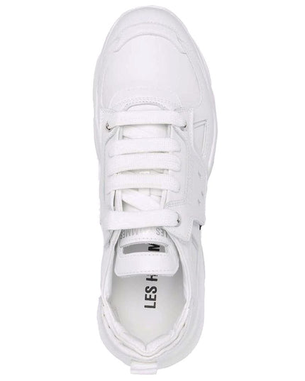 Les Hommes White Calfskin Men Sneaker