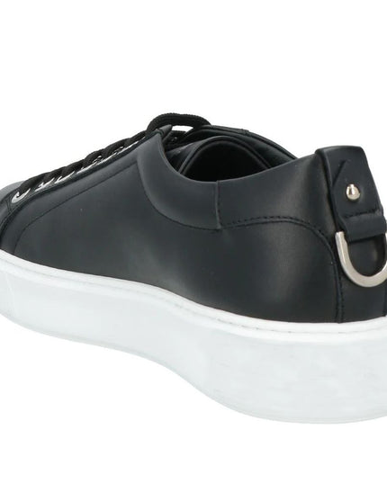 Les Hommes Black Calfskin Men Sneaker