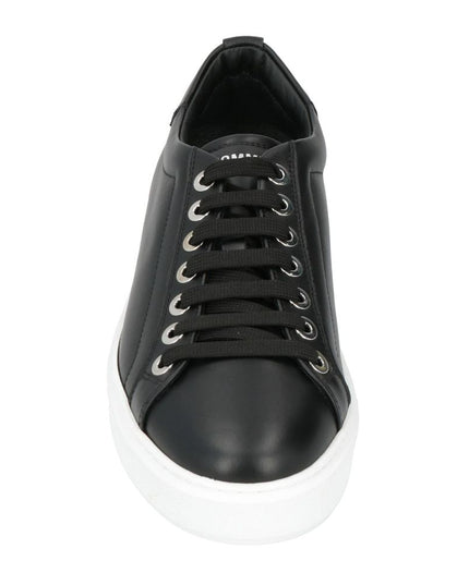 Les Hommes Black Calfskin Men Sneaker