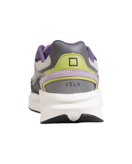 D.A.T.E Gray Fabric Sneaker