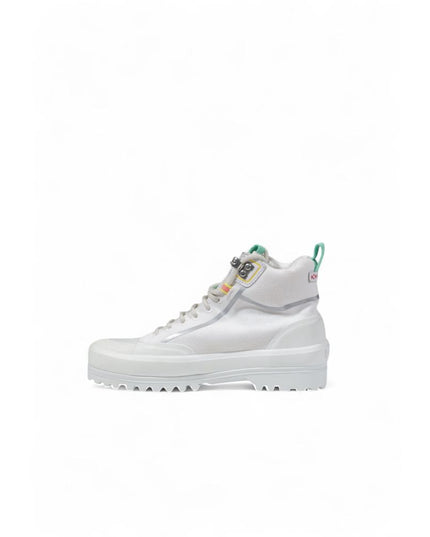 Superga White Fabric Sneaker