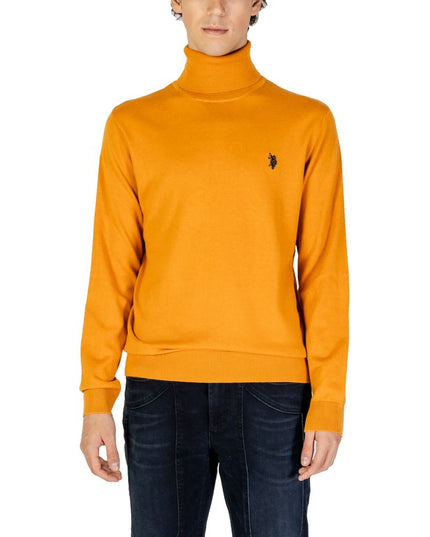 U.S. POLO ASSN. Orange Cotton Turtleneck