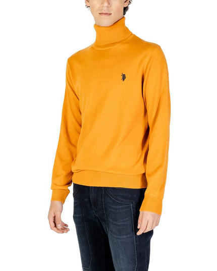 U.S. POLO ASSN. Orange Cotton Turtleneck