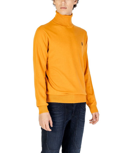 U.S. POLO ASSN. Orange Cotton Turtleneck