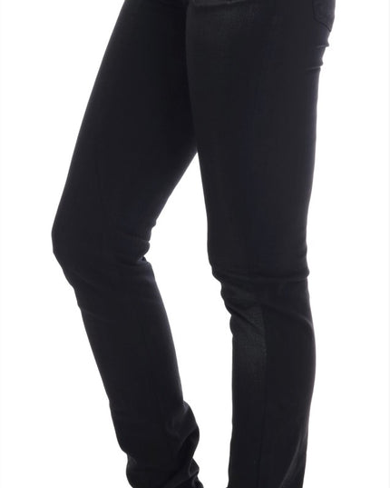 John Galliano Gray Wash Cotton Stretch Regular Fit Jeans