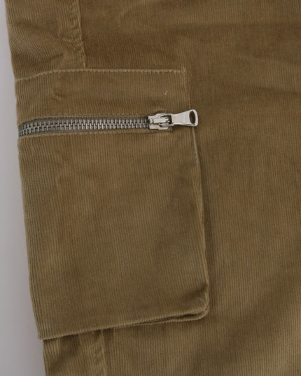 Ermanno Scervino Beige Cotton Corduroys Pants