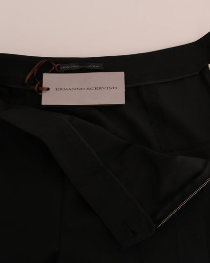 Ermanno Scervino Black Stretch Leggings Pants