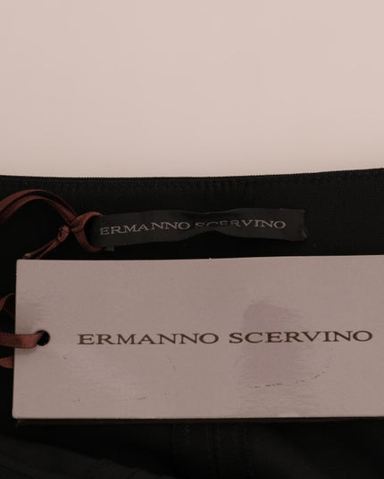 Ermanno Scervino Black Stretch Leggings Pants