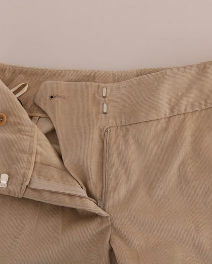 Ermanno Scervino Beige Cotton Bootcut Pants