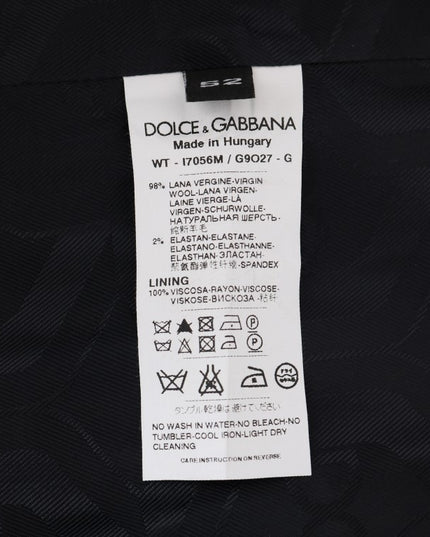 Dolce & Gabbana Gray Wool Stretch Vest