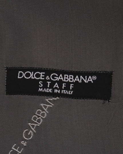 Dolce & Gabbana Black STAFF Cotton Rayon Vest