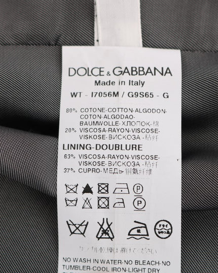 Dolce & Gabbana Black STAFF Cotton Rayon Vest