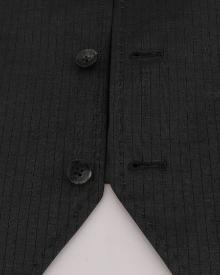 Dolce & Gabbana Gray STAFF Cotton Rayon Vest