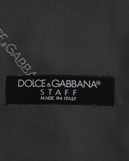 Dolce & Gabbana Gray STAFF Cotton Rayon Vest