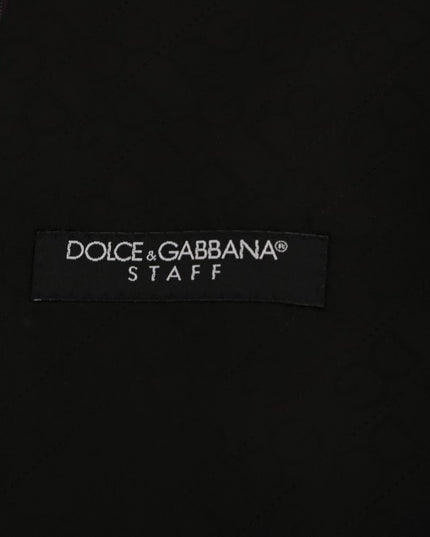 Dolce & Gabbana Blue Wool Stretch Vest