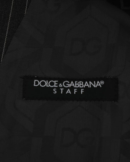 Dolce & Gabbana Gray Wool Stretch Vest