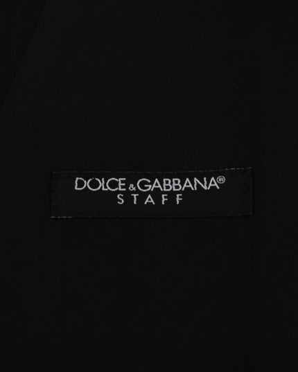 Dolce & Gabbana Black STAFF Wool Stretch Vest