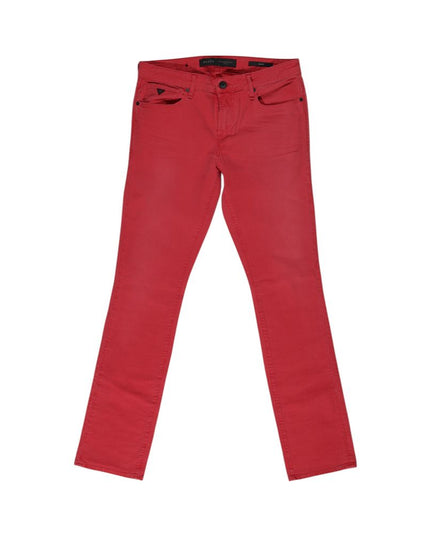 Guess Red Cotton Skinny Jeans