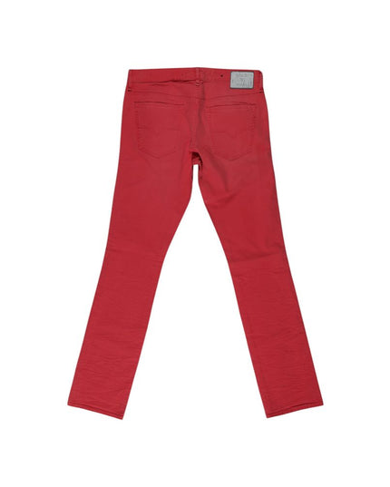 Guess Red Cotton Skinny Jeans