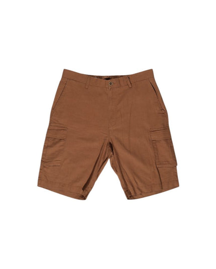 Hamaki-Ho Brown Linen Bermuda Shorts