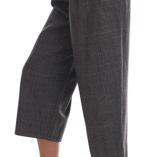 Dolce & Gabbana Gray Wool Capri Pants