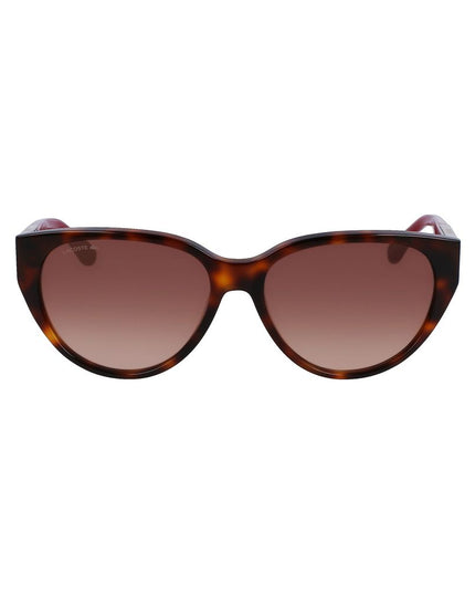 Lacoste Brown Acetate Sunglasses