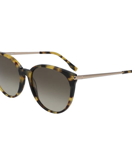 Lacoste Brown Metal Sunglasses
