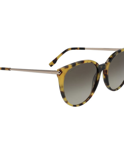 Lacoste Brown Metal Sunglasses