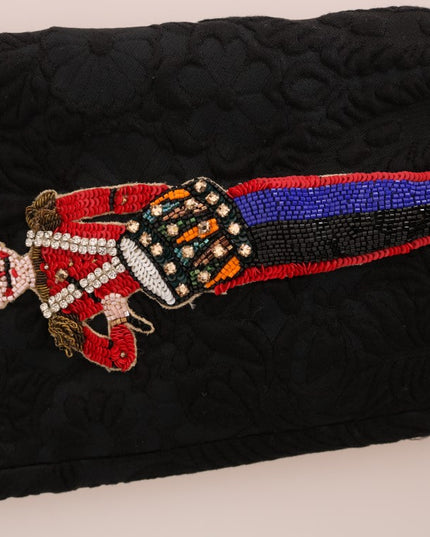 Dolce & Gabbana Black Brocade Blazer Jacket