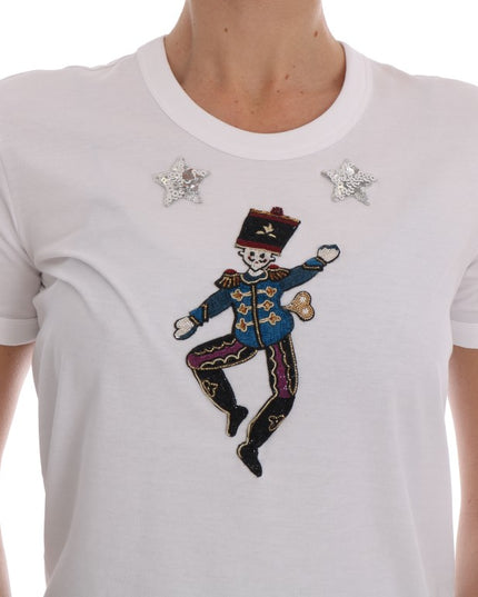 Dolce & Gabbana White Cotton Fairy Tale T-Shirt