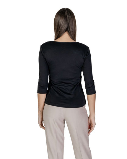 Street One Black Cotton T-Shirt