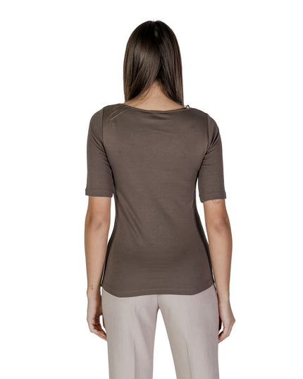 Street One Brown Cotton T-Shirt